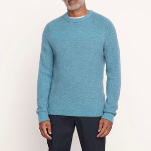 Vince Plush Cashmere Crewneck Sweater Men Women XS (color Fountain Combo)